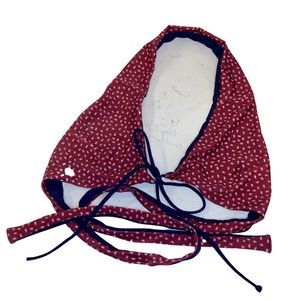 LEITH Bikini Top Wine Swim Halter Large NWT